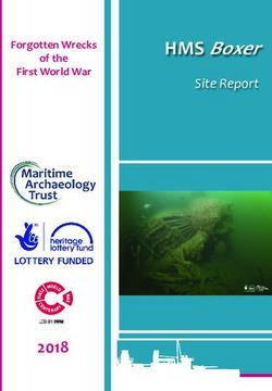 HMS Boxer 2018 - Maritime Archaeology Trust