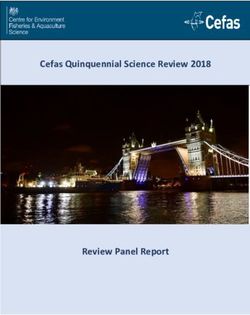 Cefas Quinquennial Science Review 2018 - Review Panel Report