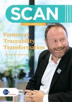 FONTERRA'S TRACEABILITY TRANSFORMATION-INTERVIEW WITH GREG MCCULLOUGH - ISSUE 44 NOVEMBER 2017 - GS1 NEW ZEALAND