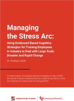 Managing the Stress Arc: University of Phoenix