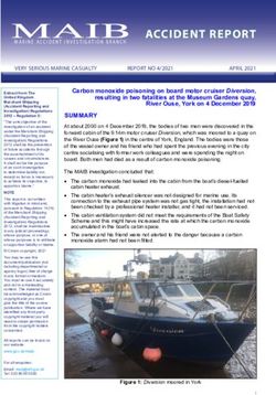 ACCIDENT REPORT - Very Serious Marine Casualty