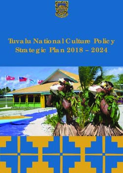 Tuvalu National Culture Policy Strategic Plan 2018 2024 - Unesco