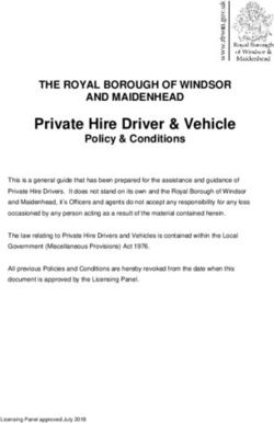 Private Hire Driver & Vehicle - THE ROYAL BOROUGH OF WINDSOR AND MAIDENHEAD - The Royal Borough of Windsor ...