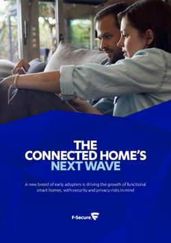 THE CONNECTED HOME'S NEXT WAVE - A new breed of early adopters is driving the growth of functional smart homes, with security and privacy risks in ...