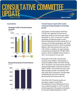 MARCH 2018 - Toronto Pearson