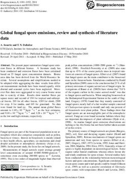 Global fungal spore emissions, review and synthesis of literature data