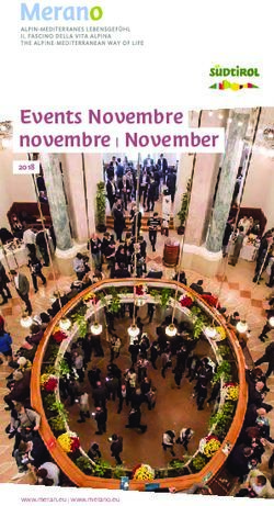 Events Novembre novembre | November - Meraner Land
