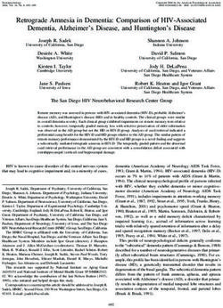 Retrograde Amnesia in Dementia: Comparison of HIV-Associated Dementia, Alzheimer's Disease, and Huntington's Disease