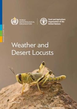 Weather and Desert Locusts - WMO-No. 1175 - Humanitarian Library