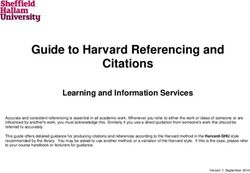 Guide to Harvard Referencing and Citations