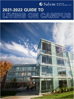 LIVING ON CAMPUS 2021-2022 GUIDE TO - Salem State University