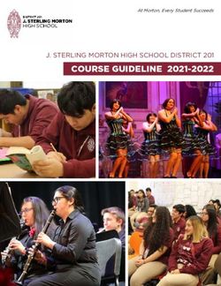 COURSE GUIDELINE 2021-2022 - J. STERLING MORTON HIGH SCHOOL DISTRICT 201 At Morton, Every Student Succeeds - J. Sterling Morton High School ...