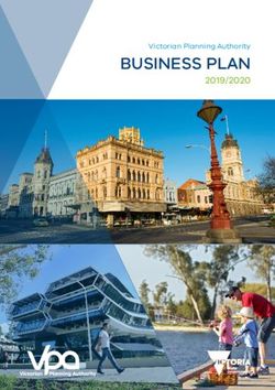 BUSINESS PLAN 2019/2020 - Victorian Planning Authority - AWS