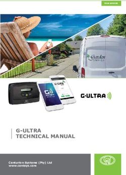 G-ULTRA TECHNICAL MANUAL - Centurion Systems (Pty) Ltd www.centsys.com