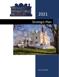 2021 Strategic Plan - June 13, 2021 - Midwest Miniatures Museum