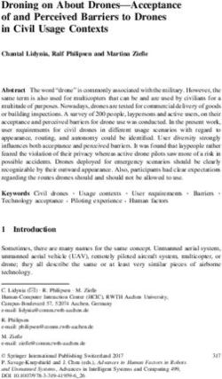 Droning on About Drones-Acceptance of and Perceived Barriers to Drones in Civil Usage Contexts