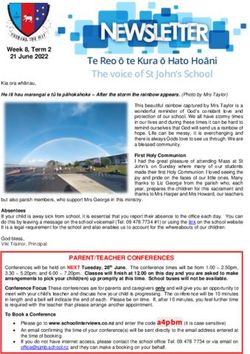 Te Reo ō te Kura ō Hato Hoāni The voice of St John's School - St Johns School Mairangi Bay