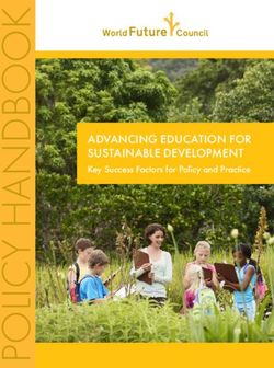 ADVANCING EDUCATION FOR SUSTAINABLE DEVELOPMENT - Key Success Factors for Policy and Practice - World ...