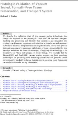 Histologic Validation of Vacuum Sealed, Formalin-Free Tissue Preservation, and Transport System - Milestone Medical