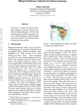 Bilingual Dictionary Induction for Bantu Languages