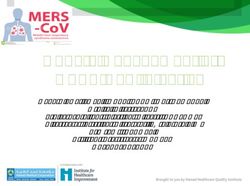 UPDATE MANAGEMENT OF MERS-COV INFECTION - MUNA AL-MASLAMANI, MBBS, CABM, MSC HCM-RCSI - HAMAD MEDICAL CORPORATION