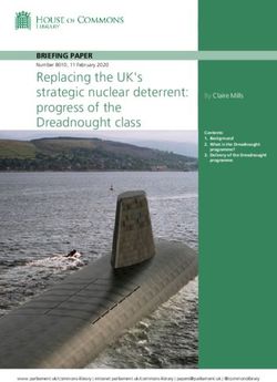 Replacing the UK's strategic nuclear deterrent: progress of the Dreadnought class - UK Parliament