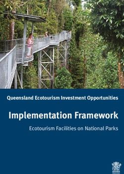 Implementation Framework - Ecotourism Facilities on National Parks Queensland Ecotourism Investment Opportunities
