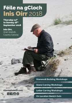 Inis O&iacute;rr 2018 F&eacute;ile na gCloch - Thursday 13th to Sunday 16th September 2018