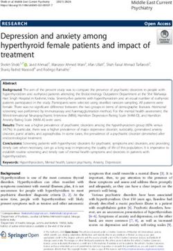 Depression and anxiety among hyperthyroid female patients and impact of treatment