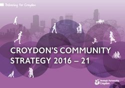 CROYDON'S COMMUNITY STRATEGY 2016 21 - Croydon Observatory