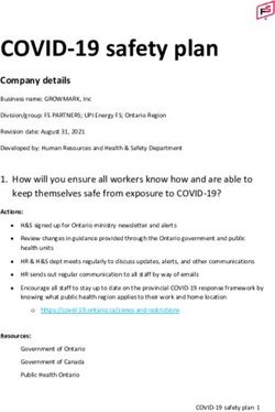 COVID-19 safety plan Company details - FS PARTNERS