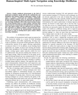 Human-Inspired Multi-Agent Navigation using Knowledge Distillation