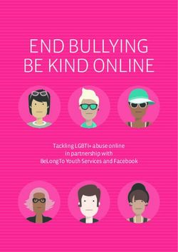 END BULLYING BE KIND ONLINE - TACKLING LGBTI+ ABUSE ONLINE IN PARTNERSHIP WITH BELONGTO YOUTH SERVICES AND FACEBOOK
