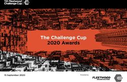 The Challenge Cup 2020 Awards - 15 September 2020 - Fleetwood Australia