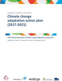 Climate change adaptation action plan (2017-2021) - INDIGO SHIRE COUNCIL VAS Partnership project: Climate change adaptation action plans - Indigo ...