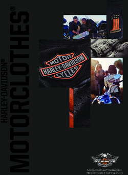 Harley-Davidson MotorСlothes. Spring 2014.