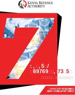 SEVENTH CORPORATE PLAN 2018/19 - 2020/21 Revenue mobilization through transformation - KRA