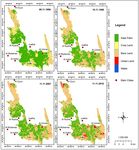Land use/land cover assessment as related to soil and irrigation water salinity over an oasis in arid environment