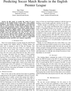 Predicting Soccer Match Results in the English Premier League