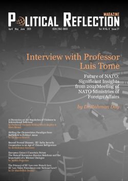 Interview with Professor Luis Tome - Future of NATO: Significant Insights from 2021Meeting of NATO Ministries of Foreign Affairs