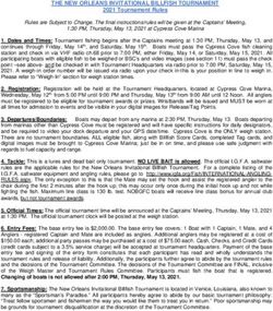 THE NEW ORLEANS INVITATIONAL BILLFISH TOURNAMENT - New Orleans Big ...