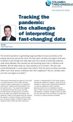 Tracking the pandemic: the challenges of interpreting fast-changing data - Columbia Threadneedle Investments