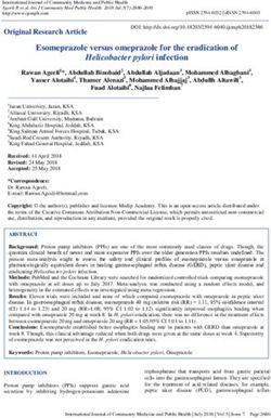 Esomeprazole versus omeprazole for the eradication of