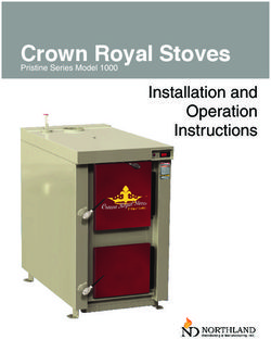 Crown Royal Stoves Installation and Operation Instructions
