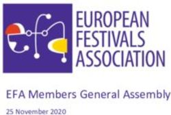 EFA Members General Assembly - 25 November 2020 - European Festivals ...