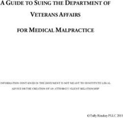 A GUIDE TO SUING THE DEPARTMENT OF VETERANS AFFAIRS FOR MEDICAL MALPRACTICE - Tully ...