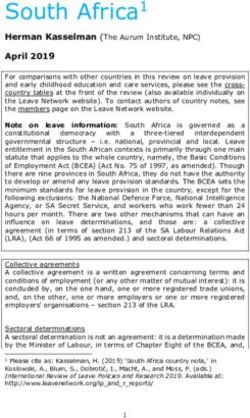 SOUTH AFRICA1 - LEAVE NETWORK