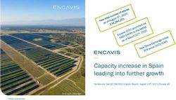 Capacity increase in Spain leading into further growth - encavis