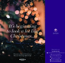 It's beginning to look a lot like Christmas - Mercure ...