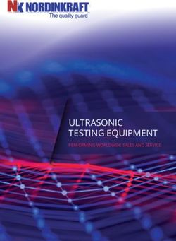 ULTRASONIC TESTING EQUIPMENT - PERFORMING WORLDWIDE SALES AND SERVICE - Nordinkraft AG